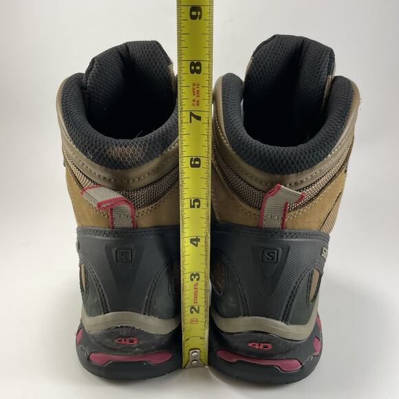 Salomon Quest 4D 3 GTX Hiking Boots Womens Size 8.5 Gore-Tex Waterproof Leather - Picture 5 of 11